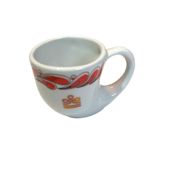 Vtg Drikke Horn Commodore Cruise Line Ceramic Mug & Mini Cup Set 1988 Santa - Picture 3 of 12